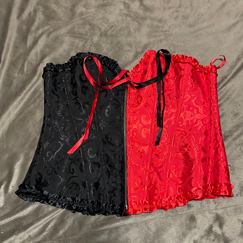 Bicolor corset